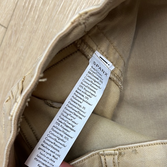 SPANX Stretch Twill Pull-on Shorts 5" in Almond/khaki, XL 1380 - Picture 8 of 8